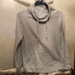 Long sleeve sweatshirt turtleneck